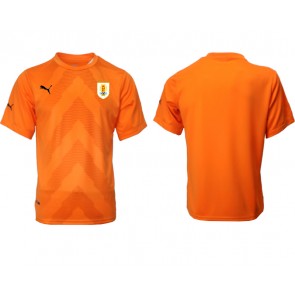 Maillot de foot Uruguay Gardien de but Extérieur Monde 2022 Manches Courte